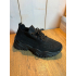 Zwarte glitter sneaker 
